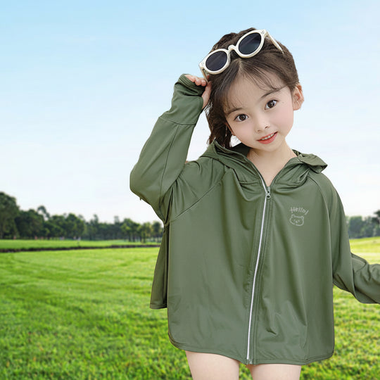 Damen leichte UV-Schutzjacke mit Kapuze EB