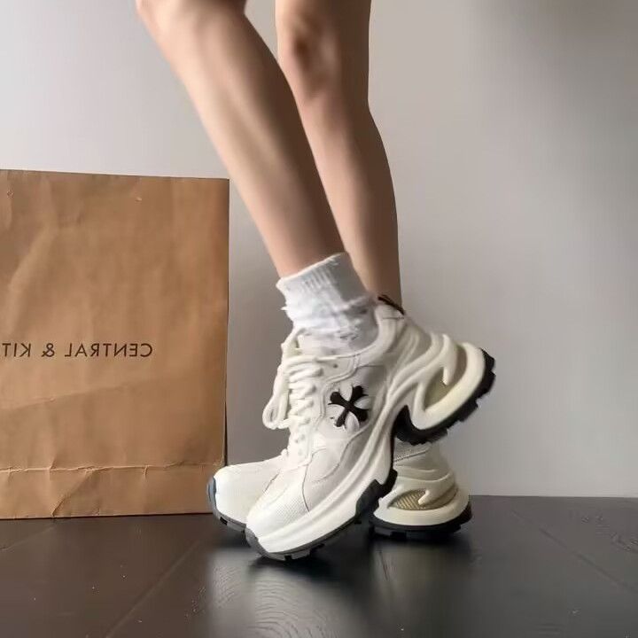 Damen Modische Chunky Sneakers mit innovativer Dämpfungstechnologie EB