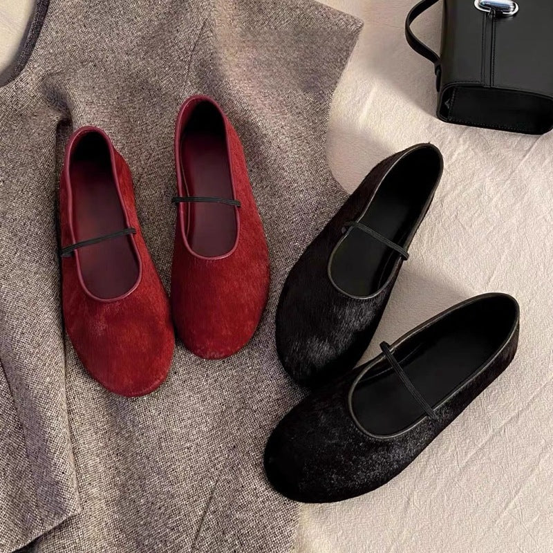 Damen Ballerinas mit flexiblem Riemendesign und komfortablem Fußbett EB