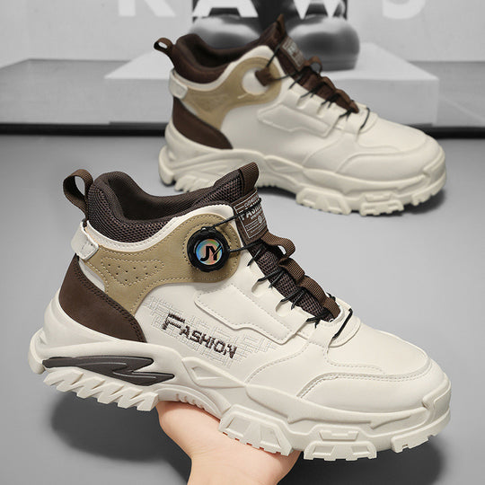 Damen Sportliche High-Top Sneakers mit rutschfestem Profil und modernem Design EB