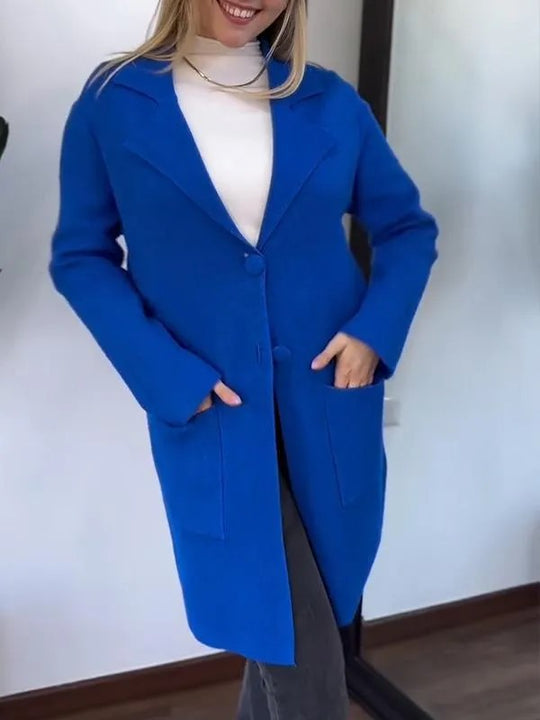 Damen Elegante und bequeme Übergangsjacke mit praktischen Taschen EB