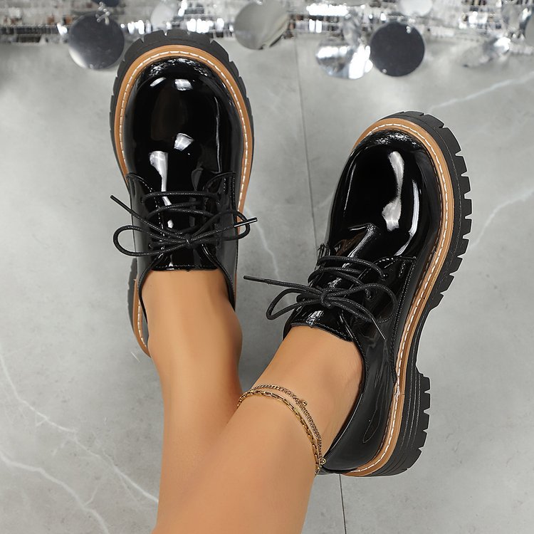 Damen Elegante und modische Schnürschuhe EB