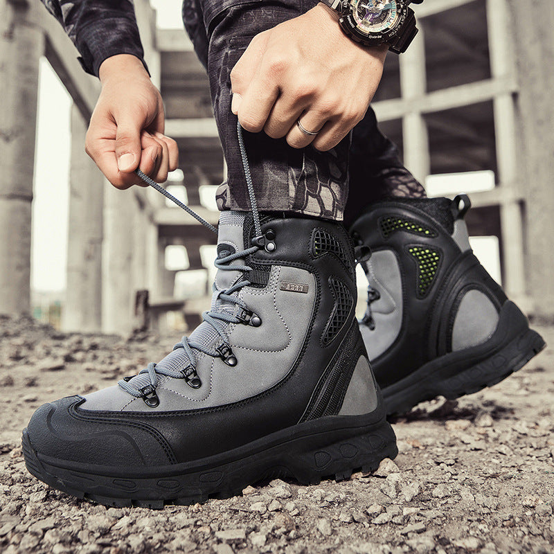 Herren robuste Wanderstiefel mit wasserdichter Membran EB