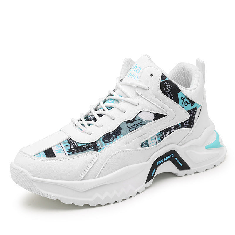 Damen moderne Sneakers mit auffälligem Print und dämpfender Laufsohle EB