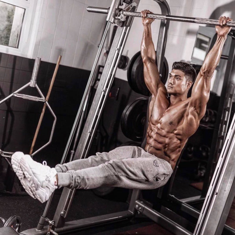 Herren Sweatpants mit schmalem Schnitt und elastischem Bund EB