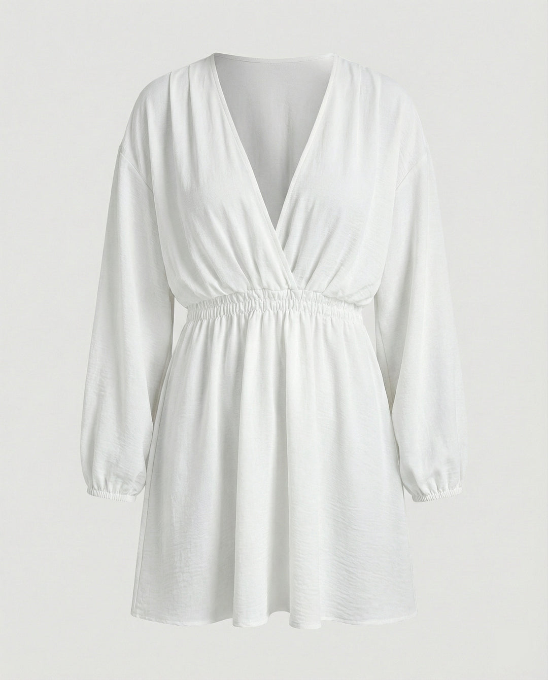 Damen sommerliche Kimono-Jacke mit lockerem Schnitt und dezenten Rüschendetails EB