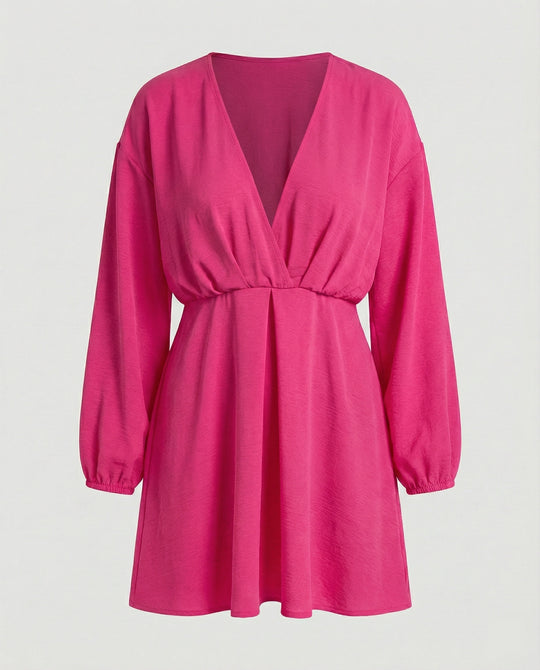 Damen sommerliche Kimono-Jacke mit lockerem Schnitt und dezenten Rüschendetails EB