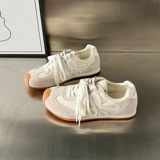 Damen Sportliche Sneakers mit hochwertigem Wildleder und atmungsaktivem Obermaterial EB