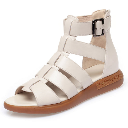 Damen Sandalen mit modischem Riemendesign und Komfortsohle EB