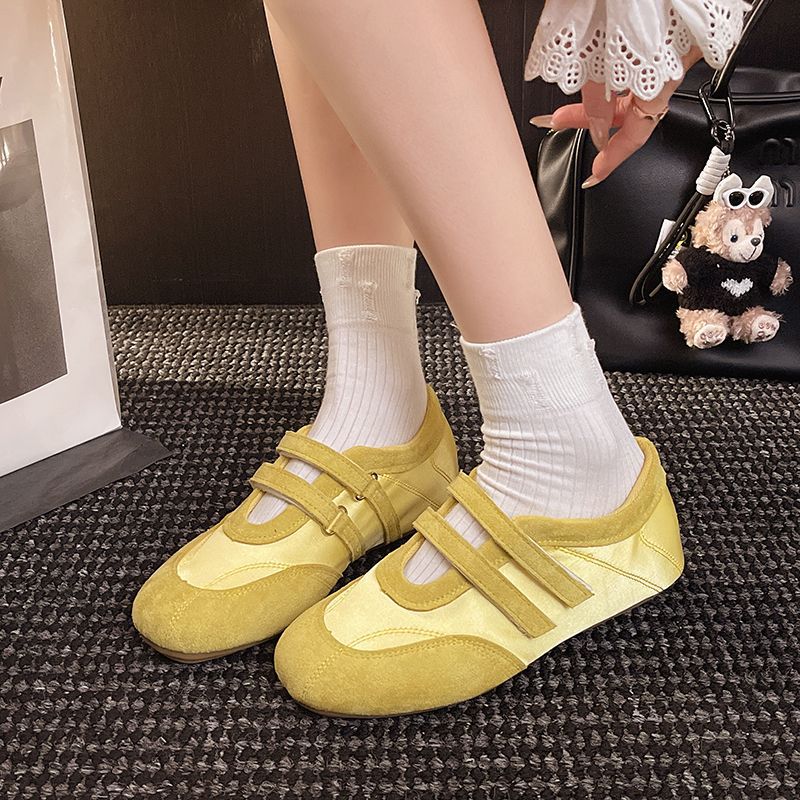 Damen bequeme Sneaker mit doppeltem Klettverschluss EB
