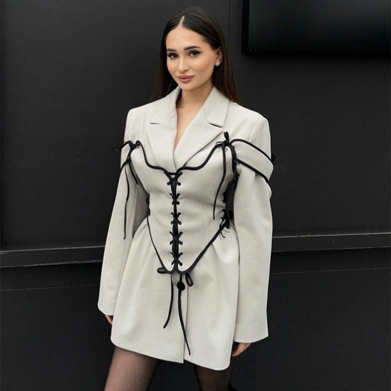 Damen Modischer Couture-Blazer EB