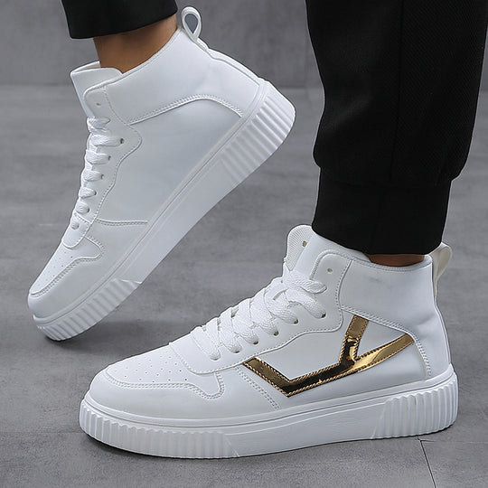 Damen Hochwertige High-Top Sneakers mit trendigem Design und komfortabler Sohle EB