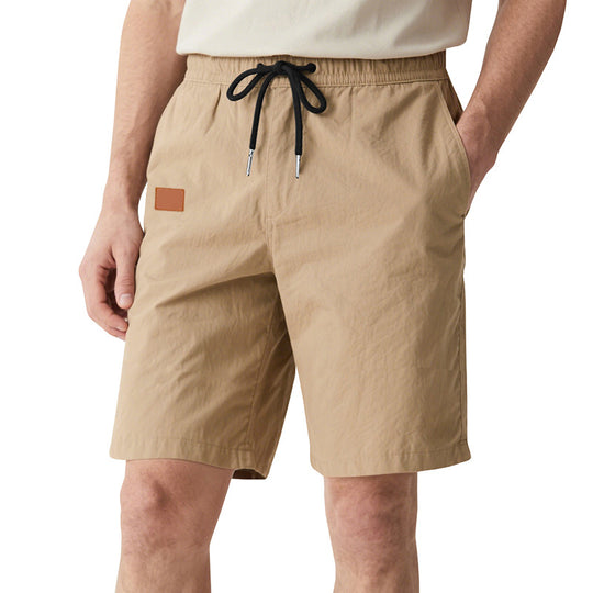 Herren nan schnelltrocknende Badeshorts im Bermuda-Schnitt mit elastischem Bund und Kordelzug EB