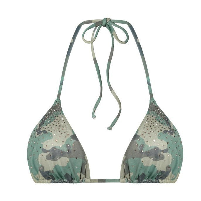 Damen Triangel-Bikini mit schimmernden Details EB