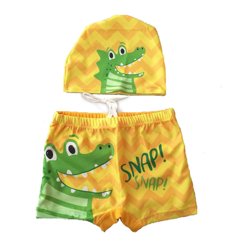 Jungen Schwimmset mit fröhlichem Dinosaurier-Motiv EB