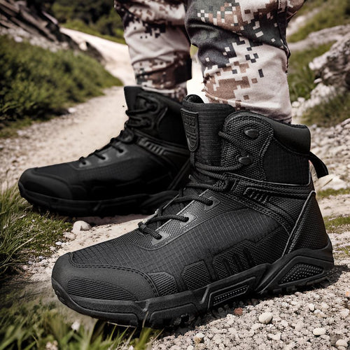 Herren hochwertige taktische Stiefel mit strapazierfähigem Obermaterial EB