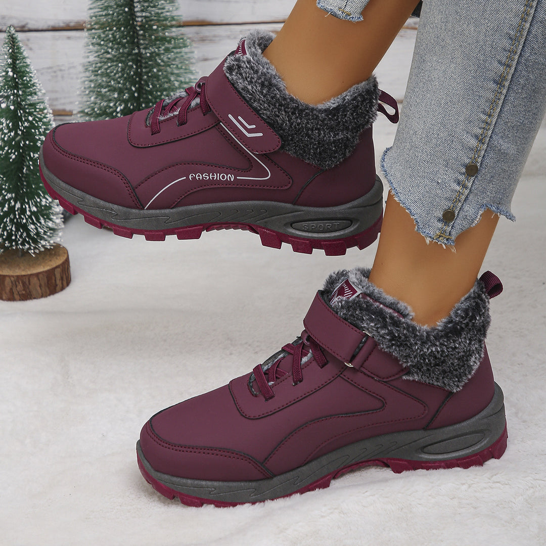 Damen Winterstiefel mit Warmfutter und rutschfester Sohle EB