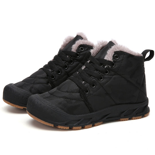 Damen isolierte Winterstiefel mit rutschfester Sohle und kuscheligem Innenfutter EB