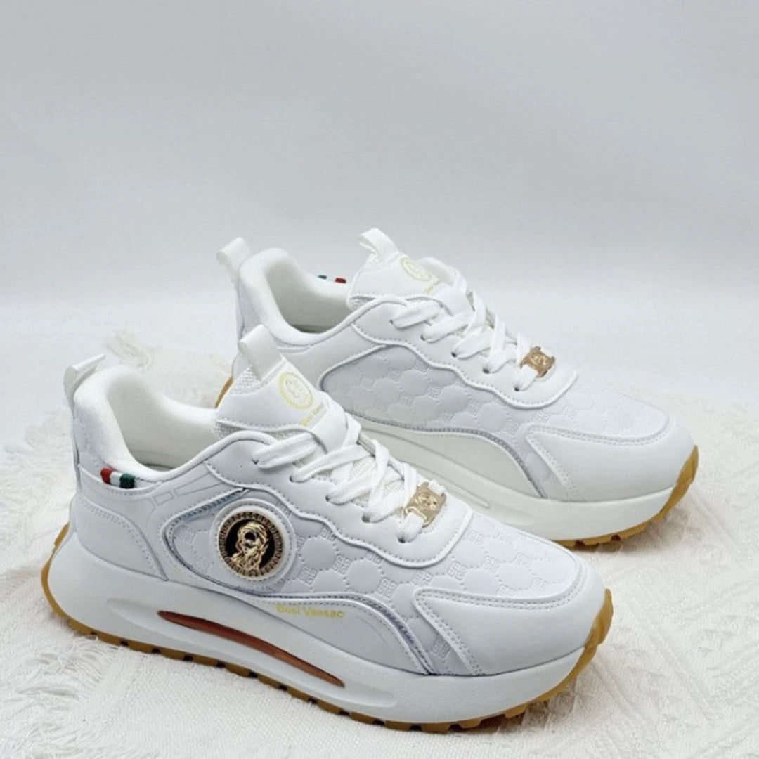 Damen Komfortable Lifestyle Sneakers mit modischem Design und atmungsaktiver Oberflächenstruktur EB