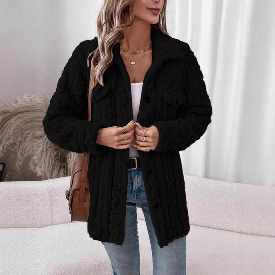 Damen Strickjacke mit strukturierter Oberfläche EB