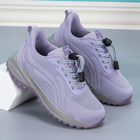Damen Lauf-Sneaker mit elastischem Schnellschnürsystem und atmungsaktivem Obermaterial EB