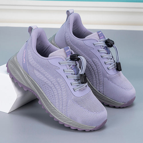 Damen Lauf-Sneaker mit elastischem Schnellschnürsystem und atmungsaktivem Obermaterial EB