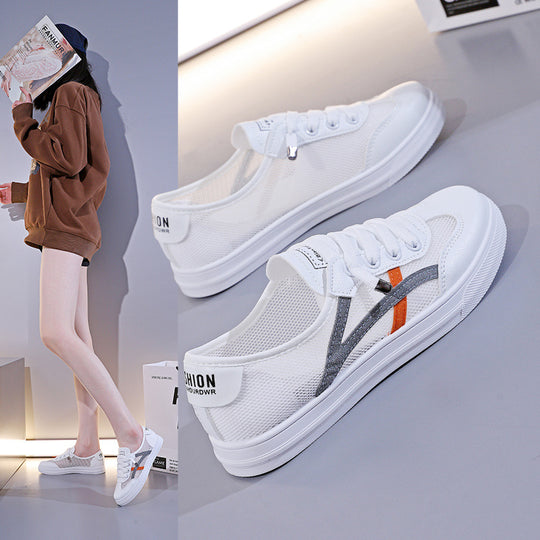 Damen modische Freizeitsneaker mit rutschfester Sohle und atmungsaktivem Obermaterial EB