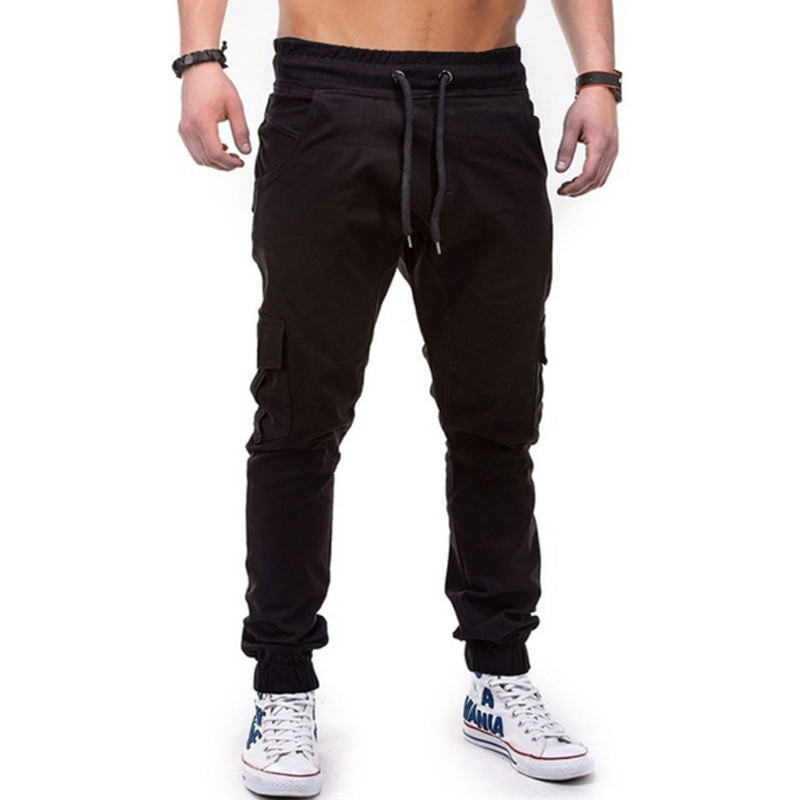 Herren cargo Jogginghose mit elastischem Bund und praktischen Seitentaschen EB