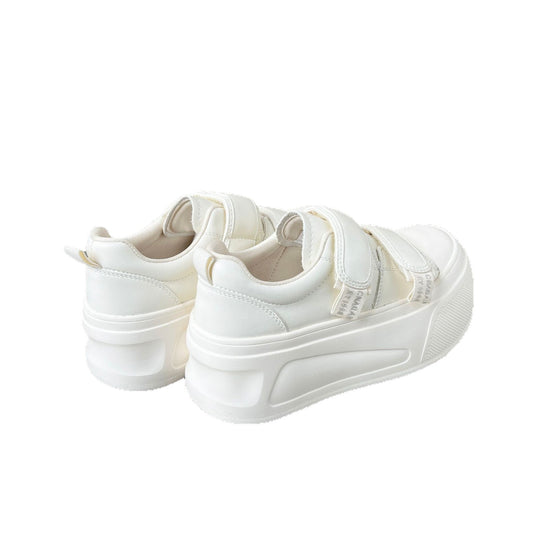 Damen Sneakers mit praktischem Klettverschluss und trendiger Plateausohle EB