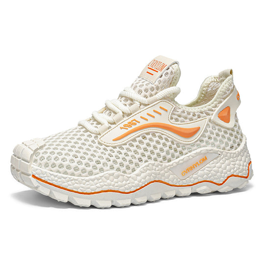 Damen Atmungsaktive Lauf-Sneaker mit rutschfester Sohle und flexibler Dämpfung EB