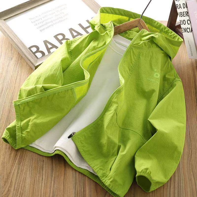 Damen nan leichter Kapuzen-Windbreaker mit Reißverschluss und verdeckten Taschen R&B