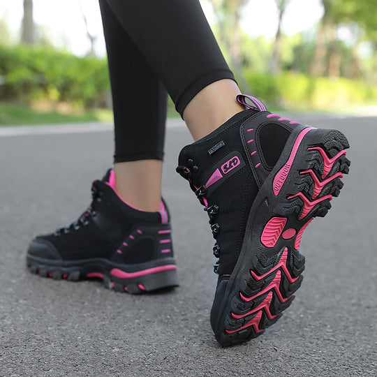 Damen Wanderschuhe mit rutschfester Sohle und wasserabweisendem Obermaterial EB