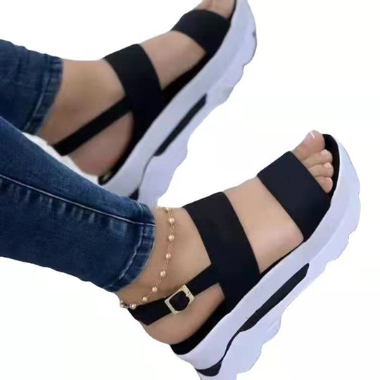 Damen Komfortable Sandalen mit hochwertiger Polsterung EB