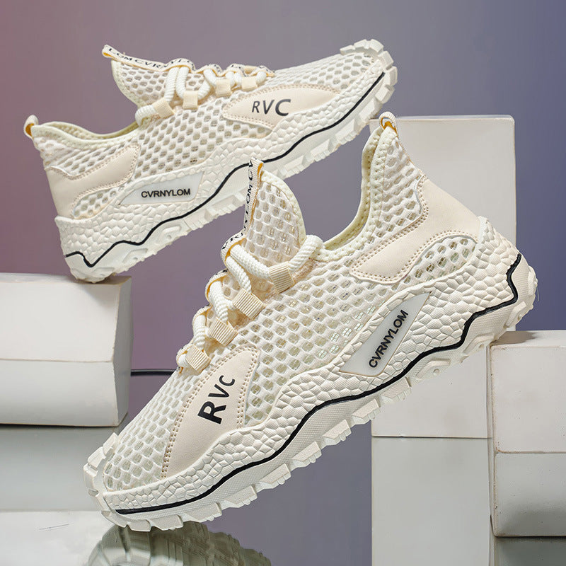 Damen Sportliche Netzsneaker mit rutschfester Sohle und atmungsaktivem Obermaterial EB