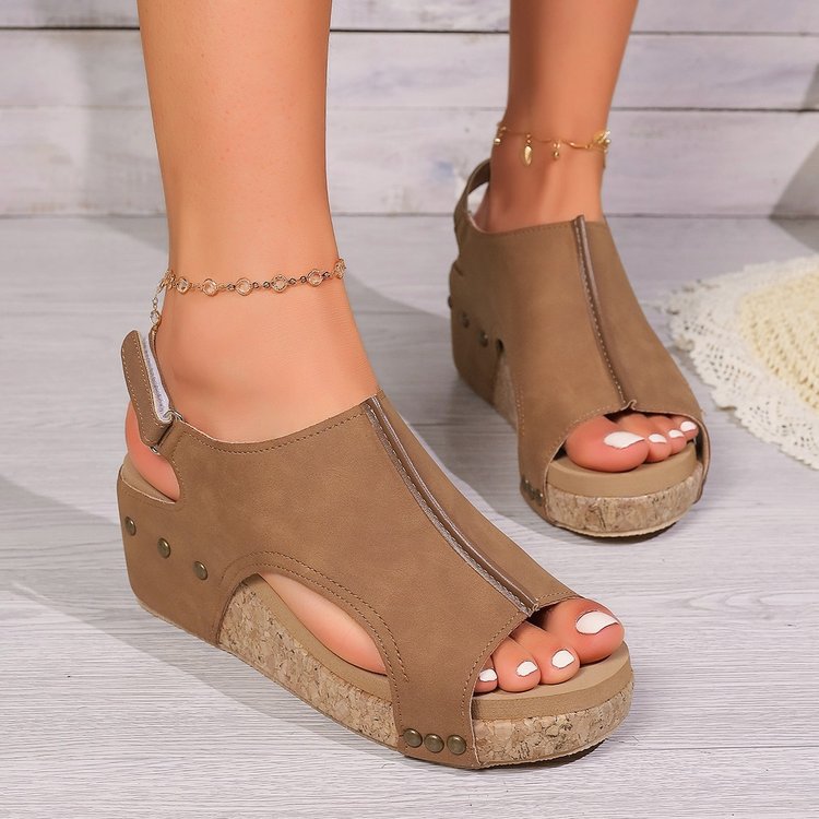 Damen Sandalen mit anatomisch geformtem Korkfußbett EB