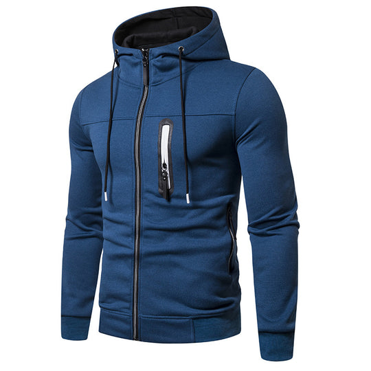 Damen Sportliche Kapuzenjacke mit praktischen Taschen und stylischen Reißverschluss EB