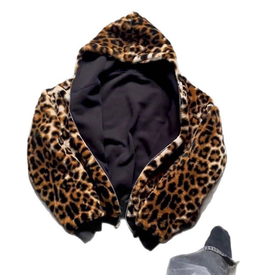 Damen Hoodie mit luxuriösem Kunstfellfutter EB