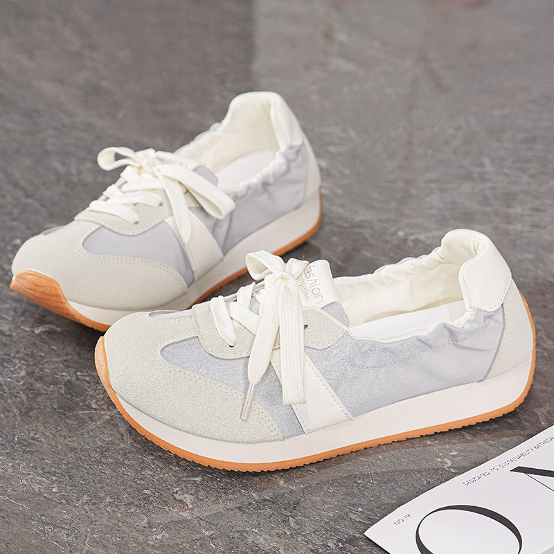 Damen Sportliche Sneaker mit flexiblem Elastikbandeinsatz und atmungsaktivem Obermaterial EB