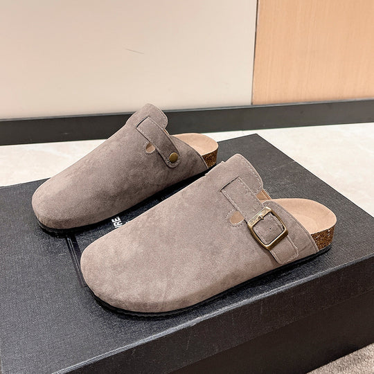 Damen Komfortable Clogs mit verstellbarem Riemen EB