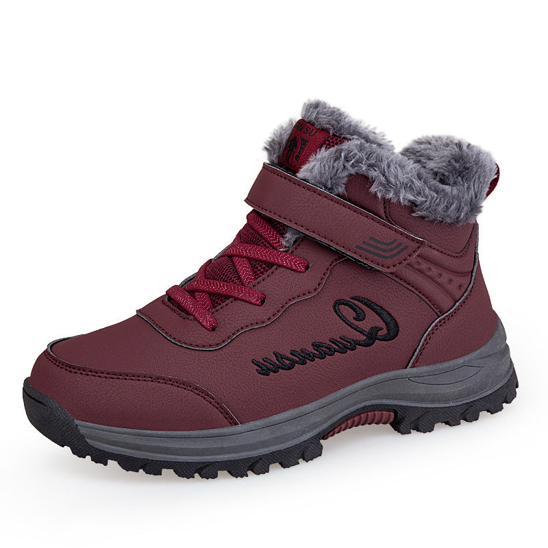 Damen Winterliche Stiefel mit isolierendem Futter und rutschfester Sohle EB