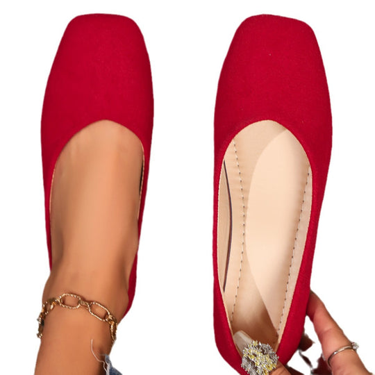 Damen Ballerinas im eleganten und minimalistischen Design mit anatomischer Fußbettung EB