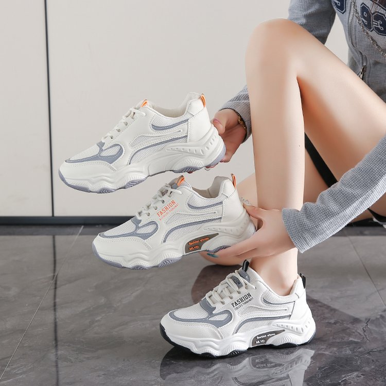 Damen Modische Sneakers mit komfortabler Dämpfung und atmungsaktivem Mesh-Obermaterial EB