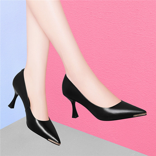 Damen elegante High-Heels mit raffinierter Absatzgestaltung EB