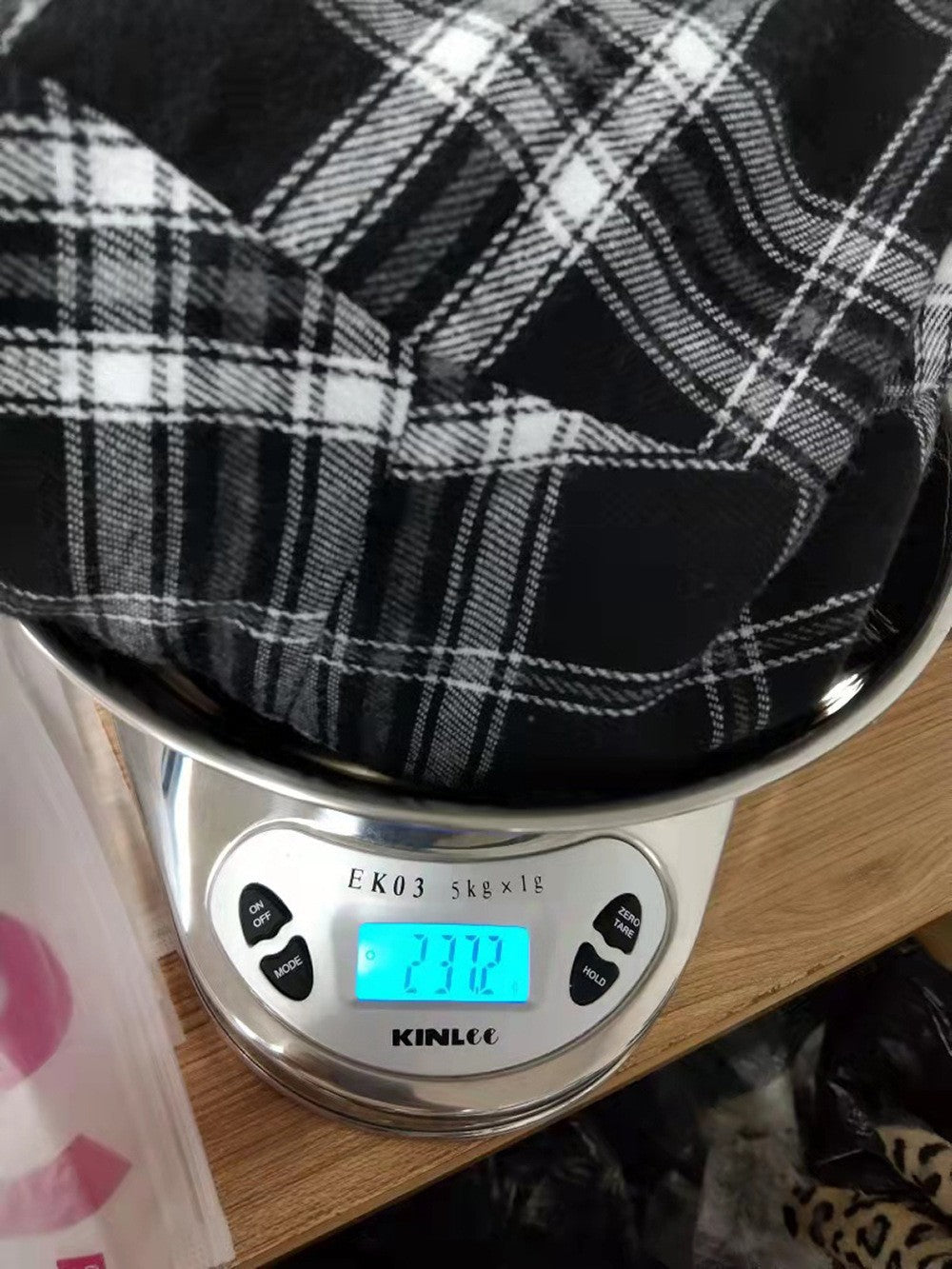 Damen lässige Flanellhemdjacke mit Karomuster EB