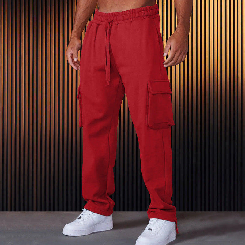 Herren Cargo-Jogginghose mit verstellbarem Bund und praktischen Seitentaschen EB