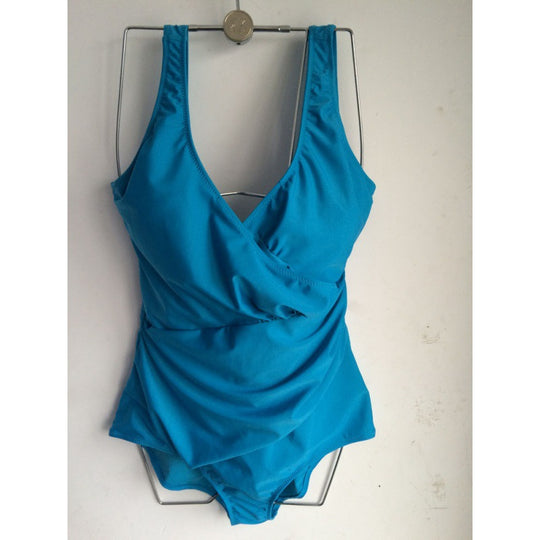 Damen Wickelbadeanzug mit figurbetontem Schnitt EB