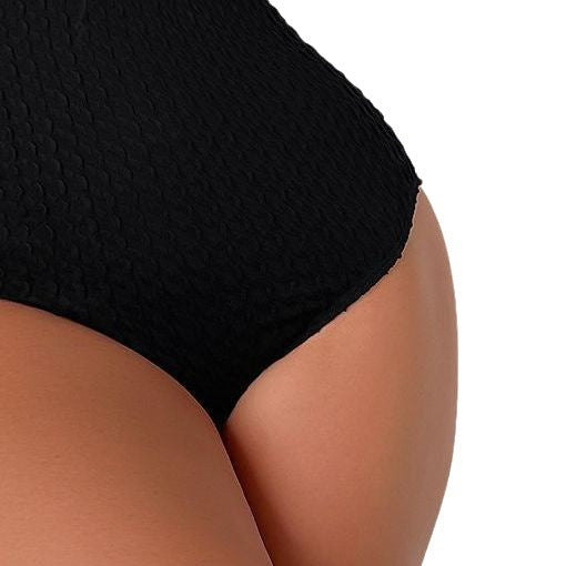 Damen luftiger Badeanzug mit raffinierten Rüschendetails EB