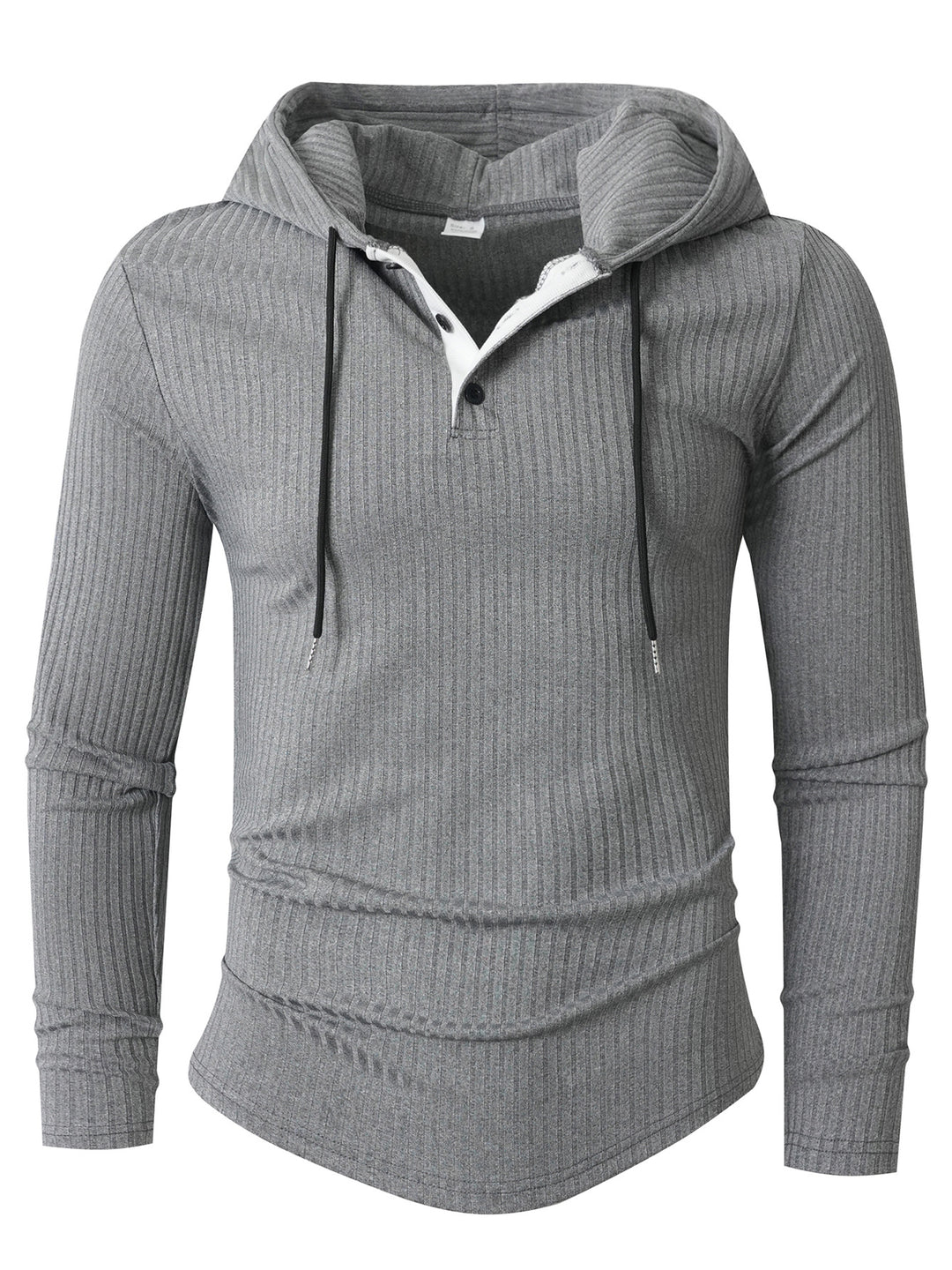 Herren Sportlicher Langarm-Hoodie mit strukturierter Oberfläche EB