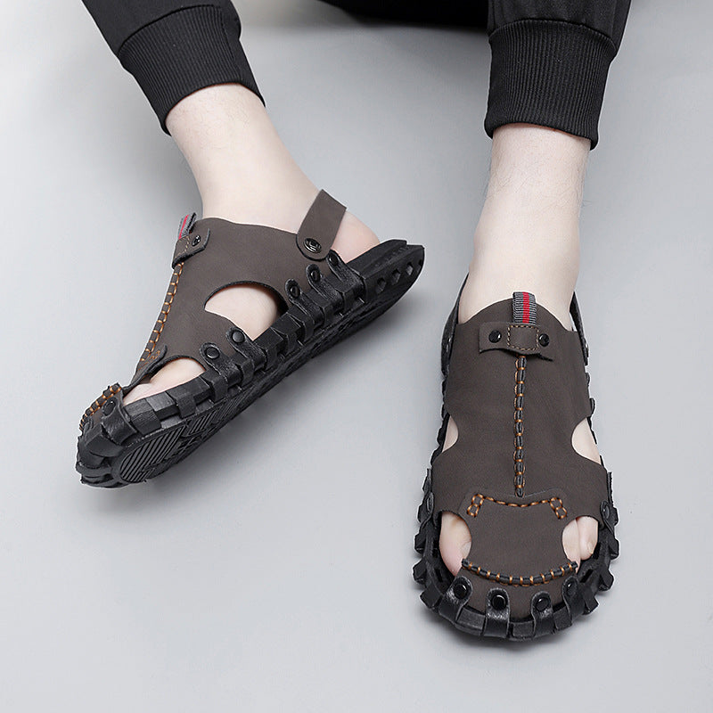 Damen freizeitorientierte Sandalen mit rutschfester Sohle und verstellbarem Riemen EB
