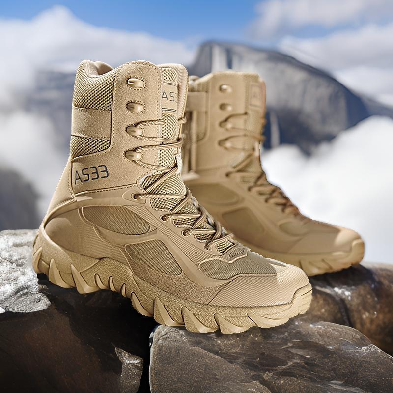 Herren Tactical Stiefel mit hohem Knöchelschutz und rutschfester Sohle EB